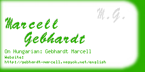 marcell gebhardt business card